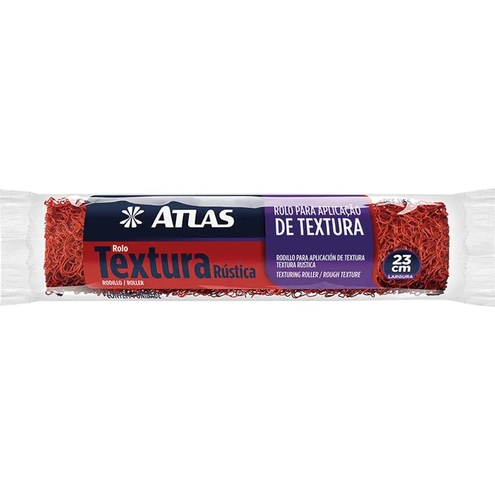 Rolo para textura rústica de fibra vinil 23CM 1155 Atlas