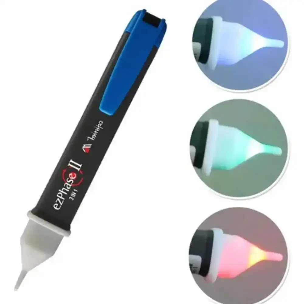 Detector sequência de fase 3 em 1 90V a 1.000V ezphase II Minipa — fotografia 3