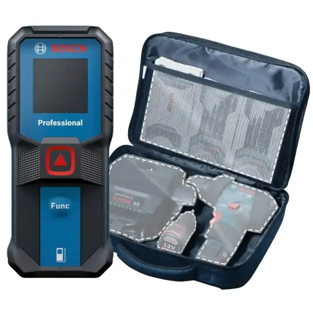 Medidor de distância trena a laser GLM 25-23 com bolsa para ferramentas mini 12POL Bosch — fotografia 2