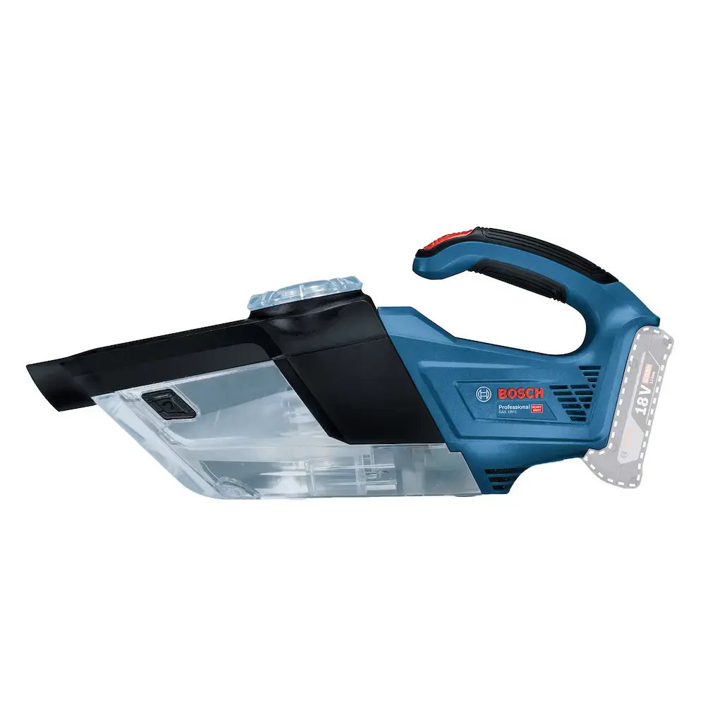 Aspirador de pó portátil à bateria 18V GAS 18V-1 professional sem bateria e carregador Bosch — fotografia 3
