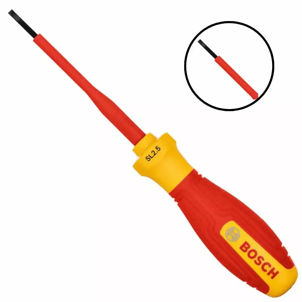 Chave VDE Fenda SL 2,5 x 75 mm 1000 V BOSCH — fotografia 4