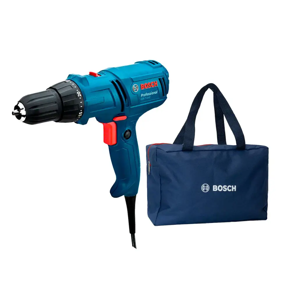 Parafusadeira e furadeira gsr 7-14E com bolsa 220V da Bosch — fotografia de referência