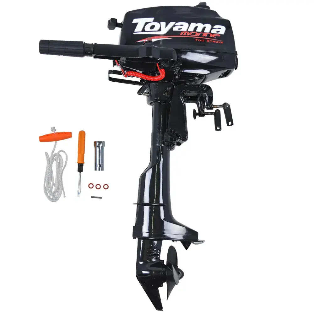 Motor de popa á gasolina 3.6HP TM3.6TS Toyama — fotografia 6