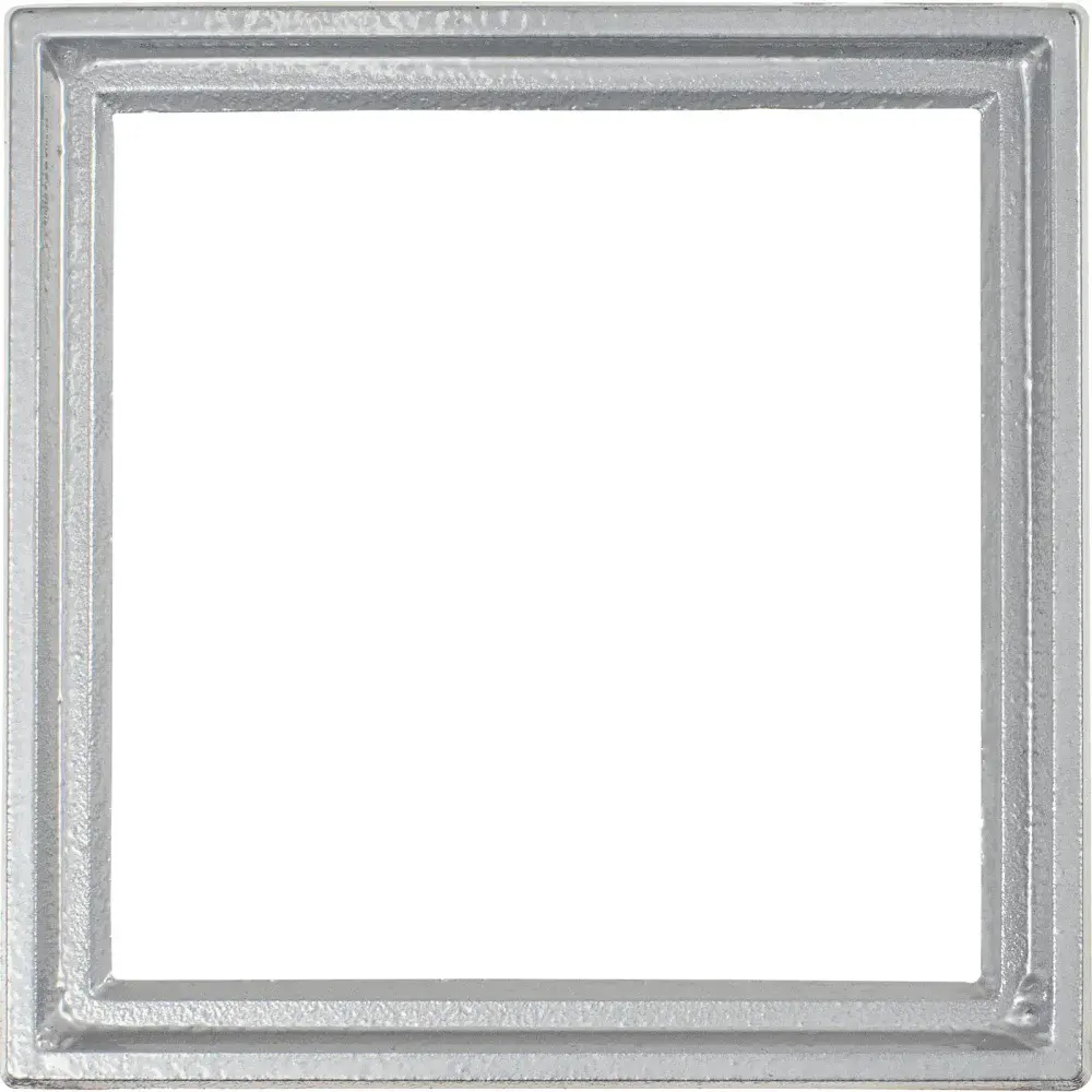 Grelha de alumínio 15X15 cm com porta grelha polido Liege — fotografia 7