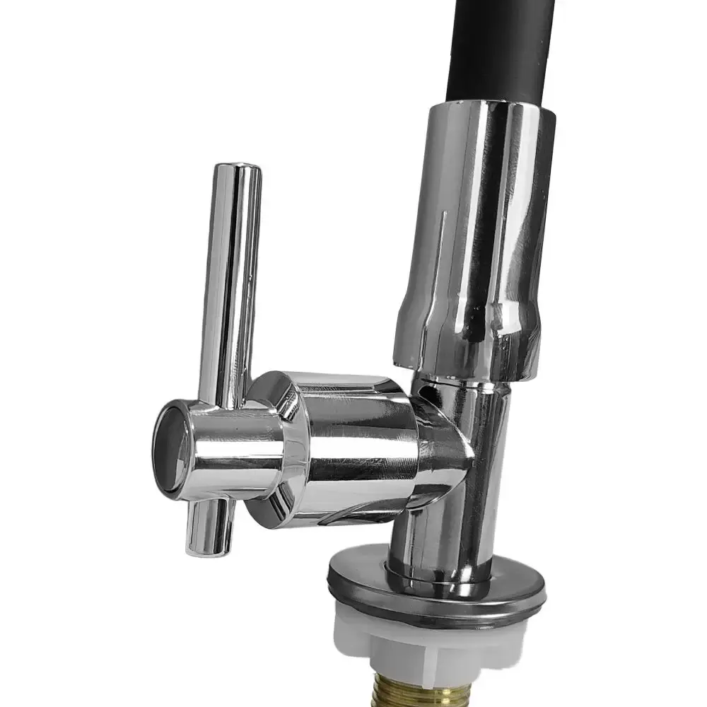 Torneira flexível gourmet para cozinha 54CM ABS e aço inox casa LYS — fotografia 6
