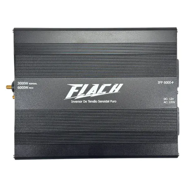Inversor de tensão IFP6000-1 senoidal puro 12V/220V - Flach — fotografia de referência
