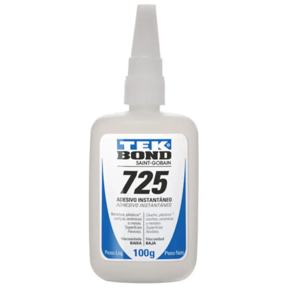 Adesivo instantâneo 725/100G multiuso Tekbond — fotografia de referência