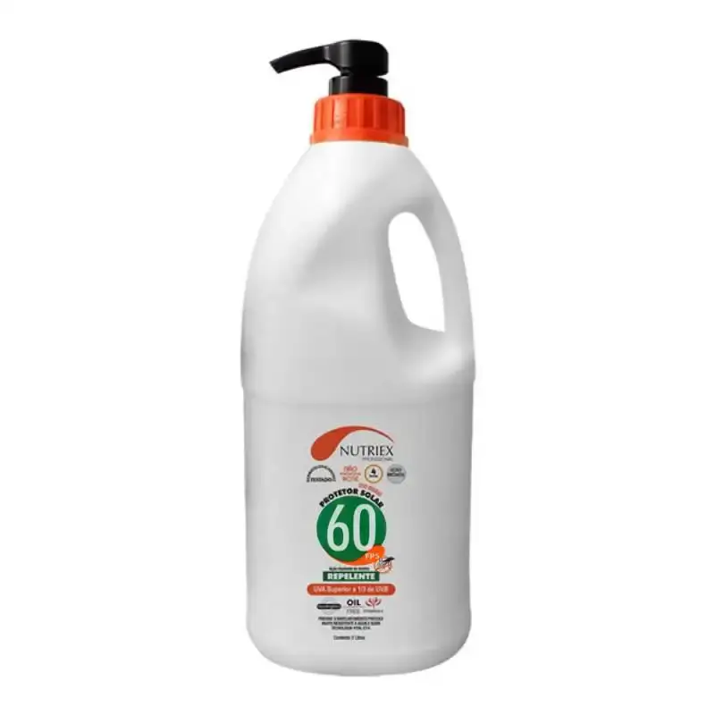 Protetor solar FPS 60 com repelente 2.0L bombona Nutriex