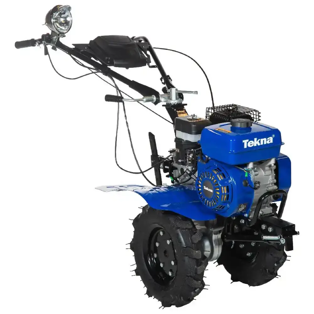 Motocultivador gasolina 7,0 HP 4T 212 CC rodas e enxadas TK90R Tekna — fotografia 2