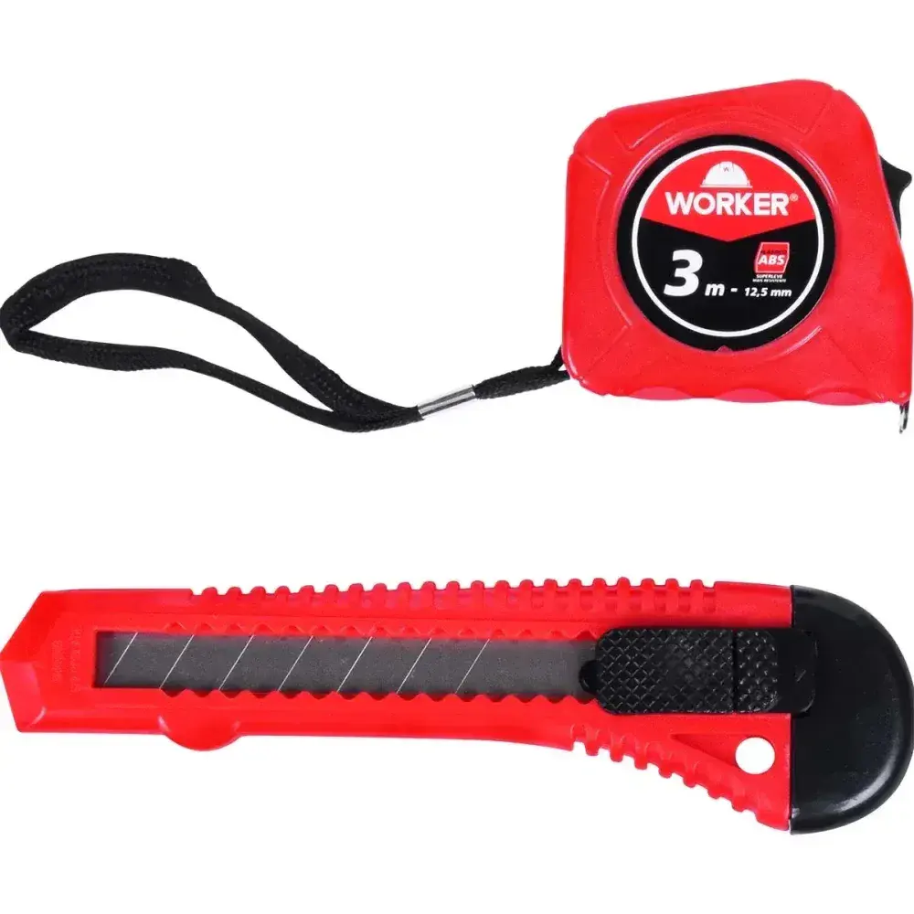 Kit de ferramentas manuais com 5 peç Worker — fotografia 8
