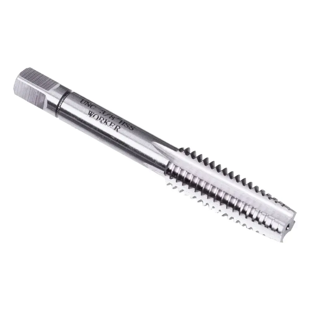 Jogo macho manual DIN351 unc 3/8"X16" 3 peças Worker — fotografia 9