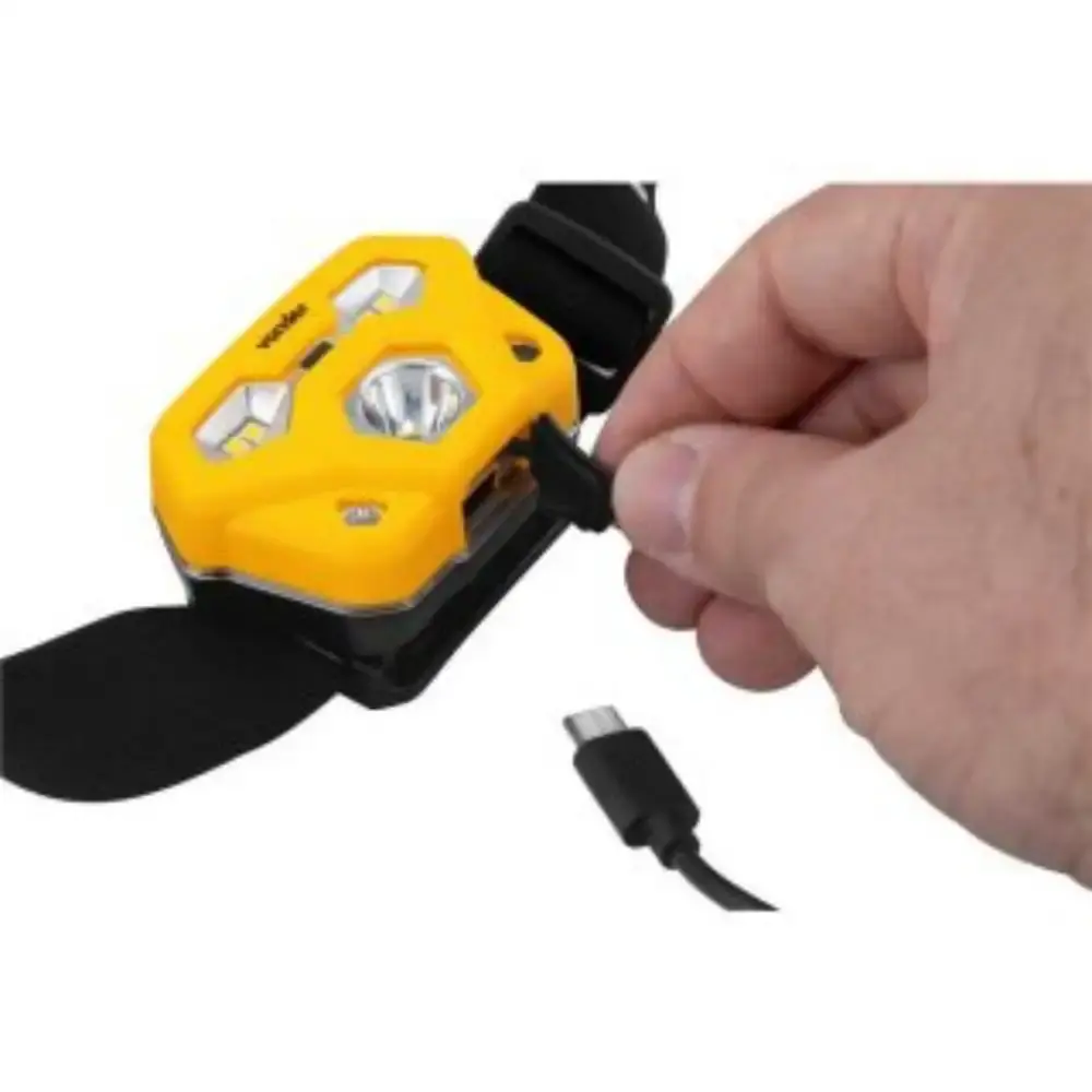 Lanterna para cabeça recarregável LED SMD LCV 400 Vonder — fotografia 5