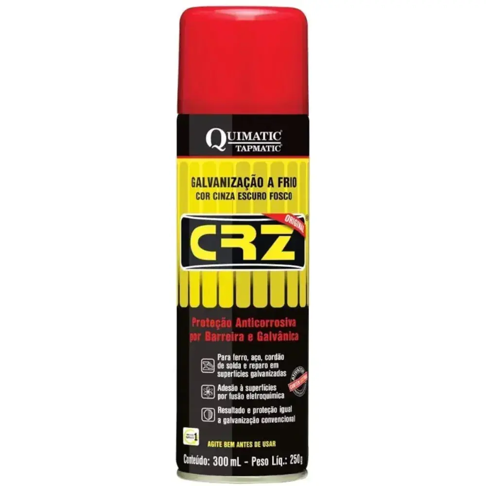 Galvanização a frio em spray crz 300ML quimatic Quimatic Tapmatic — fotografia 2