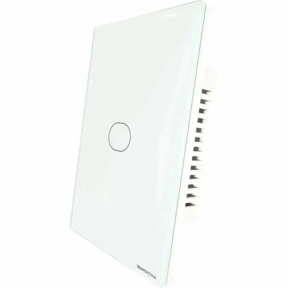 Interruptor touch smart de 1 canal branco Tramontina — fotografia 6