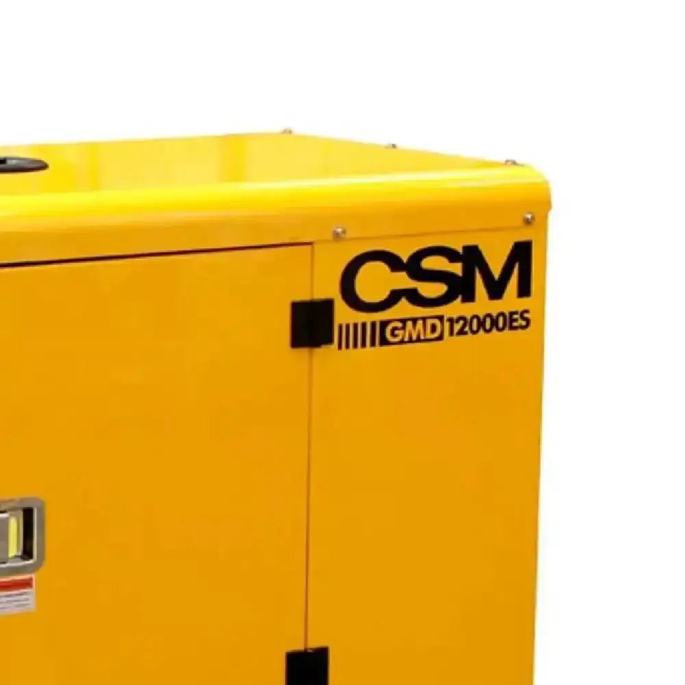 Gerador a diesel 11KVA AVR silencioso partida elétrica CSM — fotografia 3