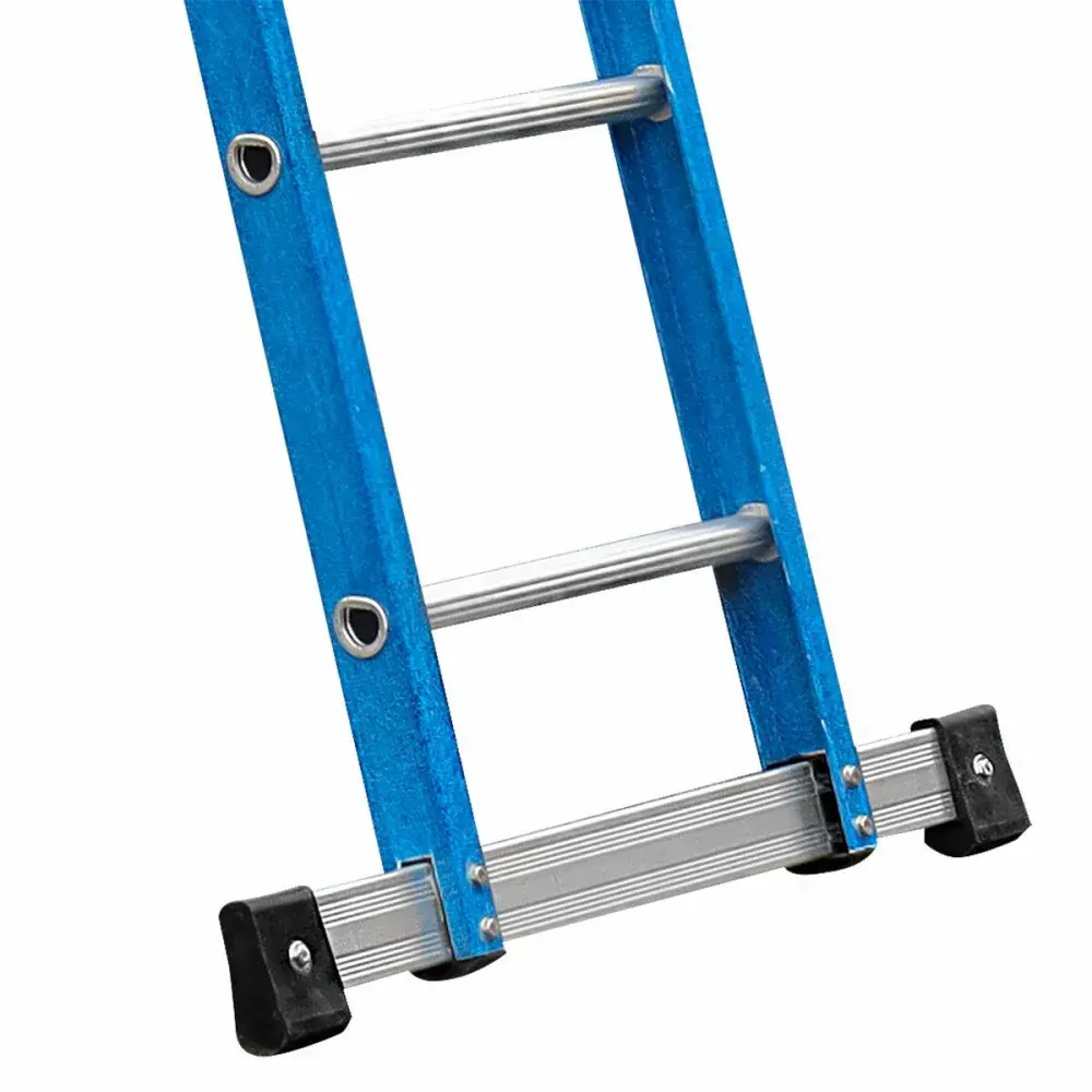Escada extensiva tesoura 2,4X4,4M 14 degraus Worker — fotografia 6