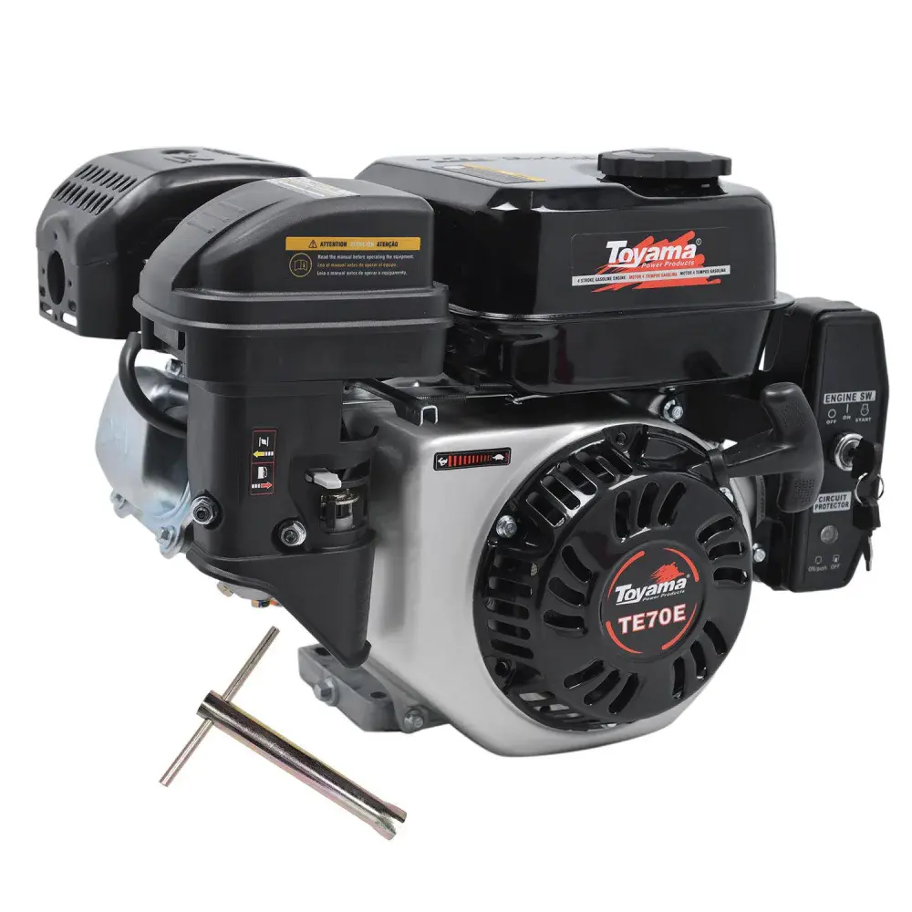 Motor gasolina 7HP 210CC com partida elétrica TE70E Toyama