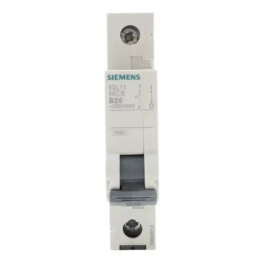Disjuntor unipolar din curva b 20A Siemens — fotografia 4