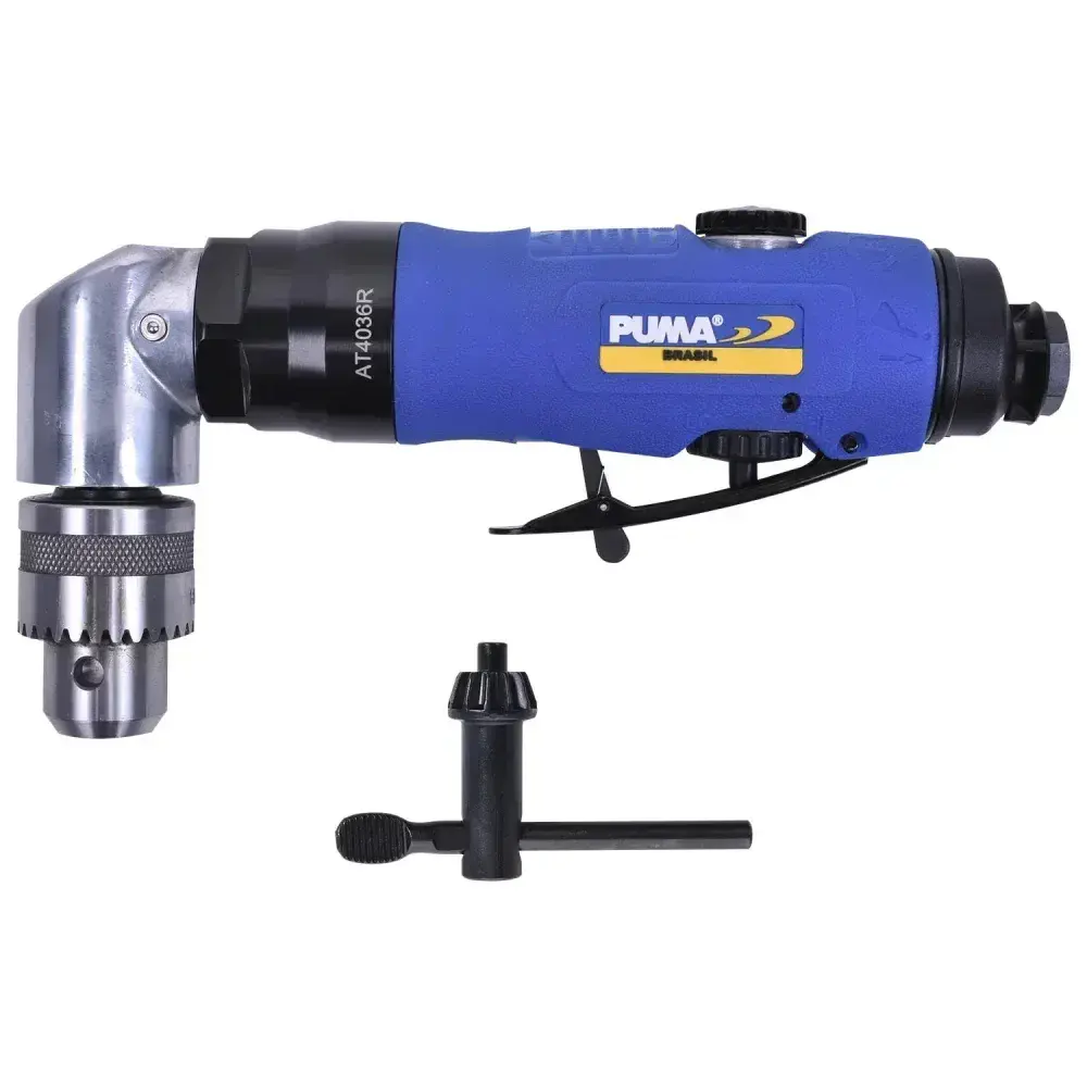 Furadeira angular pneumática reversível 3/8 90PSI 1800RPM Puma — fotografia 7