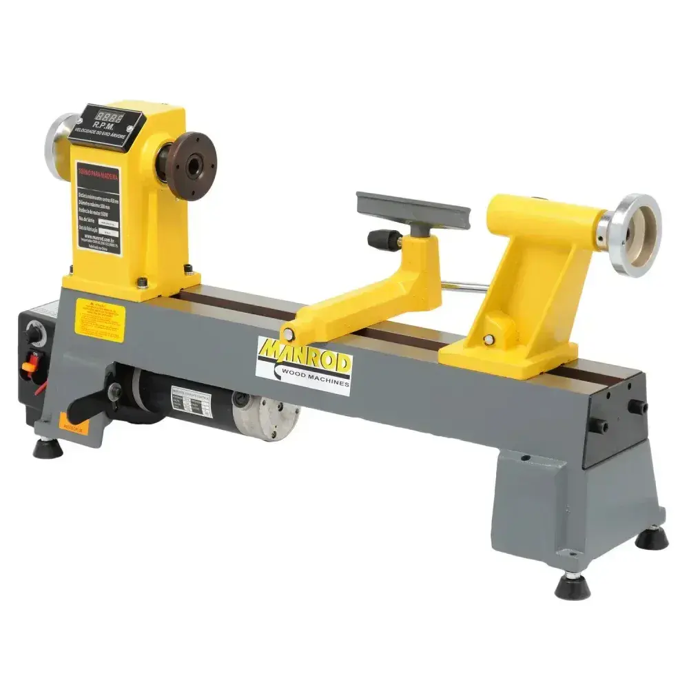 Torno de bancada para madeira MR-1218A 550W 220V Manrod — fotografia 6