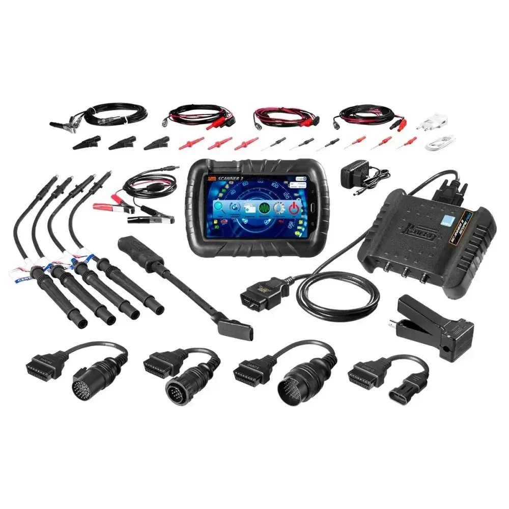 Scanner 3 scope pro diagnostico de injeção eletrônica e kit diesel leve Raven — fotografia 7