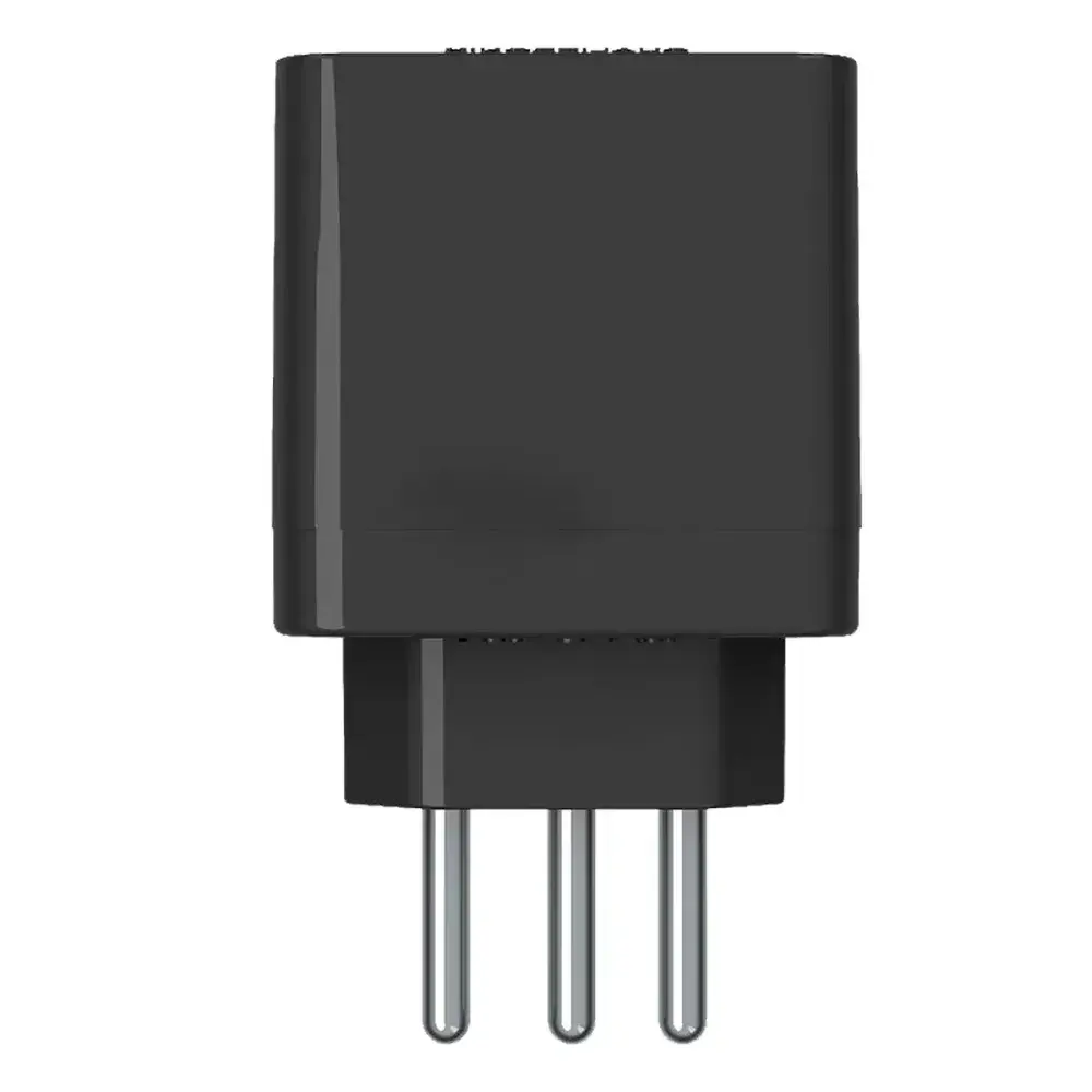 Plugue protetor 3 pinos 10A 2200W Qualitronix — fotografia 4