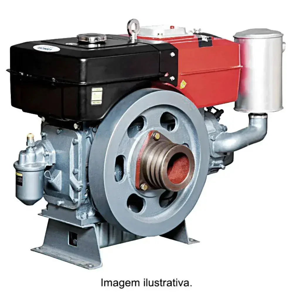 Motor a diesel 24HP TDWE22R-XP refrigerado a água da Toyama — fotografia 4