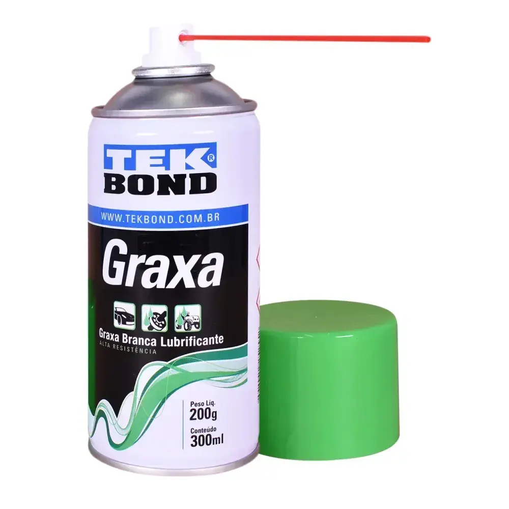 Graxa spray branca 300ML Tekbond — fotografia 6