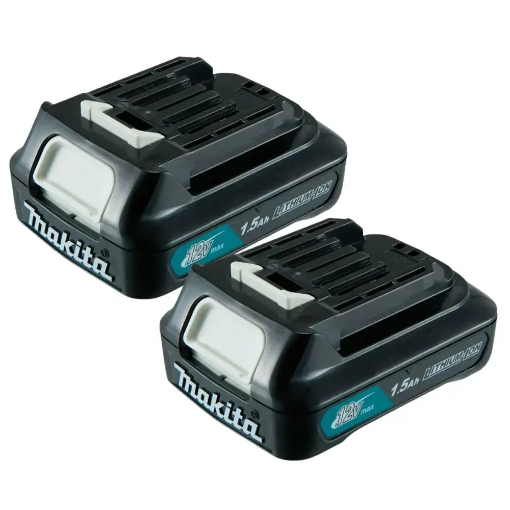 Carregador bivolt 1.5AH a 4.0AH DC10SB com 2 baterias 1,5AH 12V e maleta Makita — fotografia 5