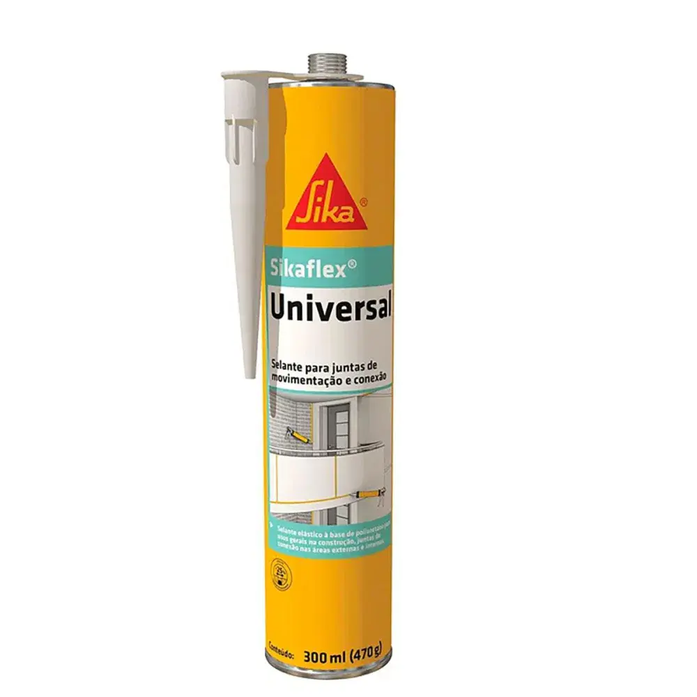 Sikaflex universal selante elástico branco 300ML Sika