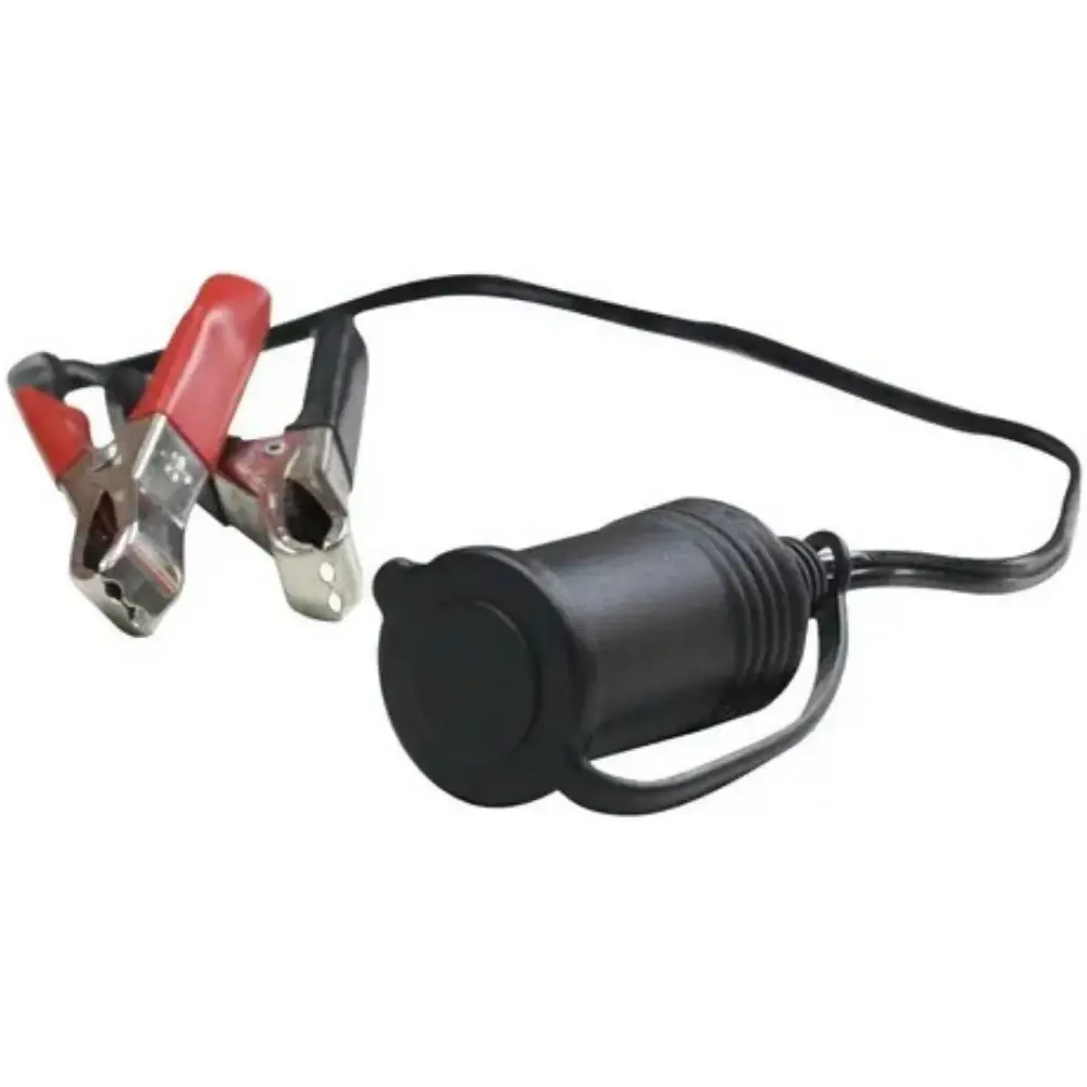 Adaptador garra para carga de bateria automóvel 12V 50CM Kala — fotografia 3