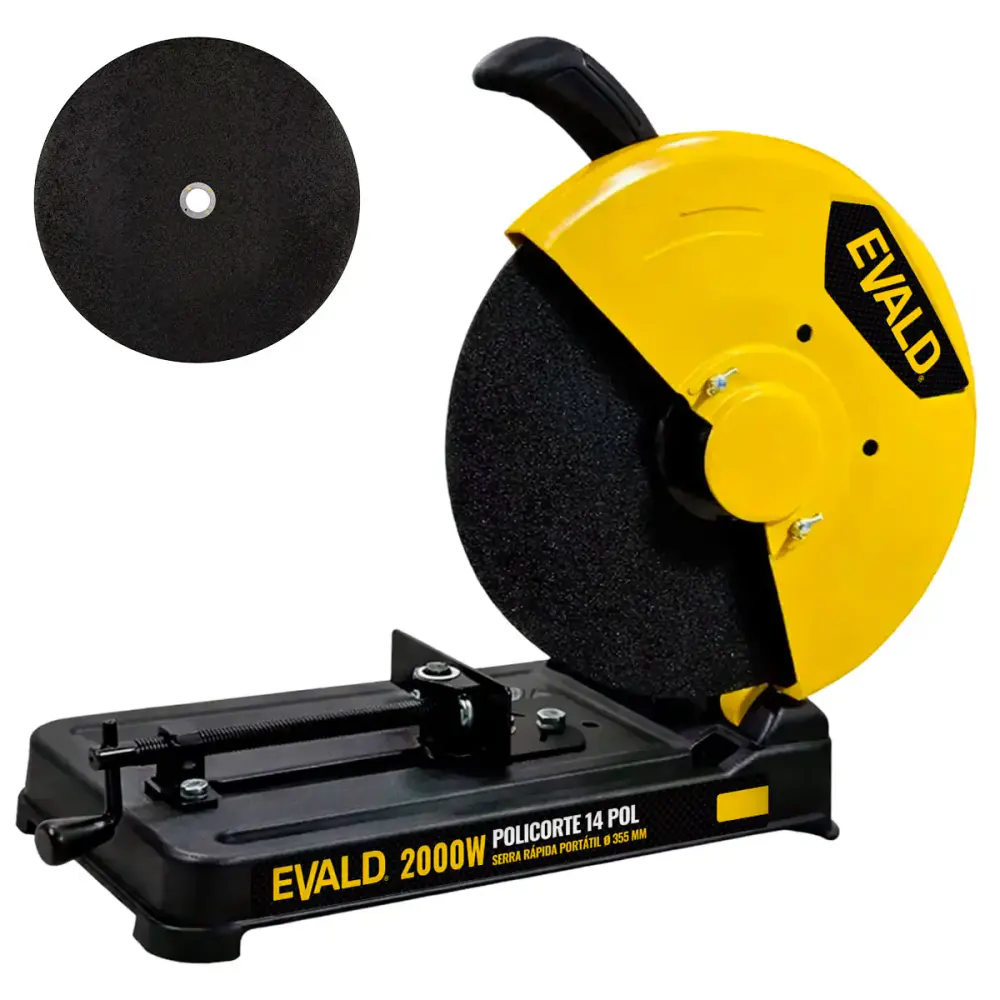 Serra rápida policorte 14 polegadas 2000W 355MM EV2000 Evald 110 V