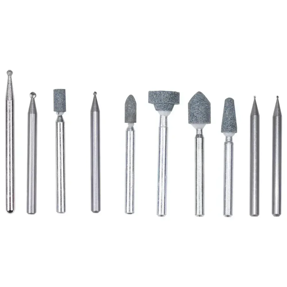 Jogo para mini retífica esculpir e gravar Dremel - 11 pçs — fotografia 7
