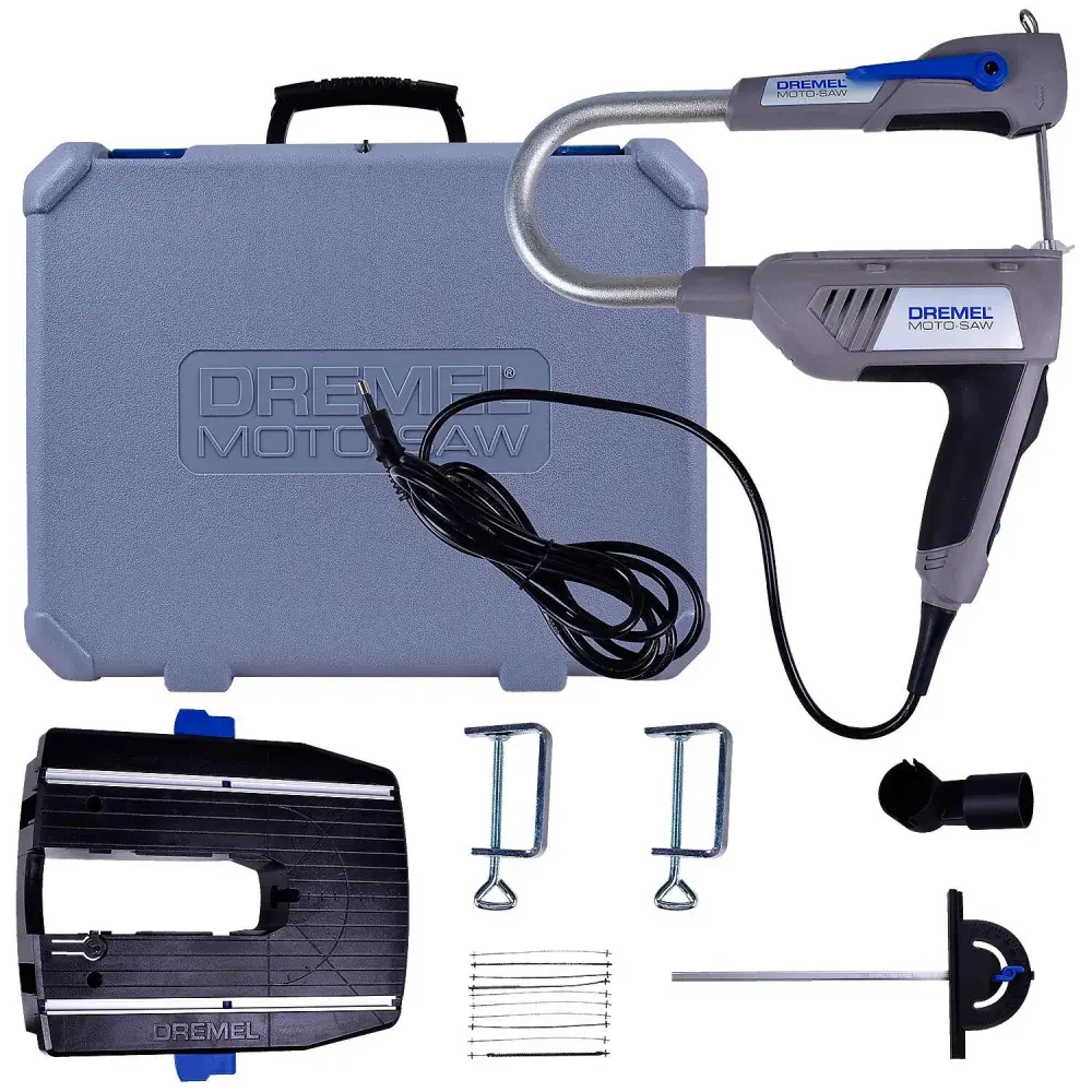 Serra tico tico de bancada portátil moto-saw Dremel - 127V — fotografia 6