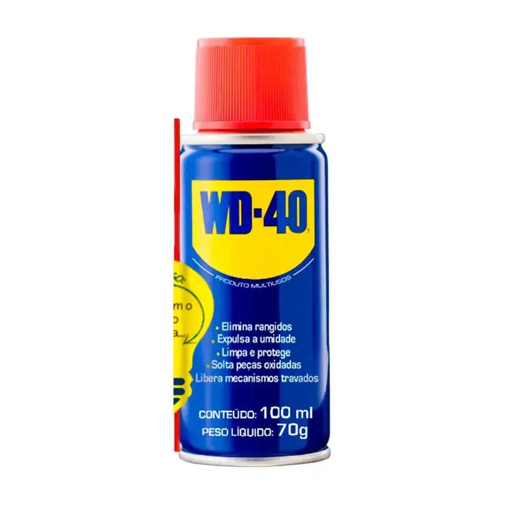Oléo lubrificante desengripante aerossol 100ML Wd-40 — fotografia 9