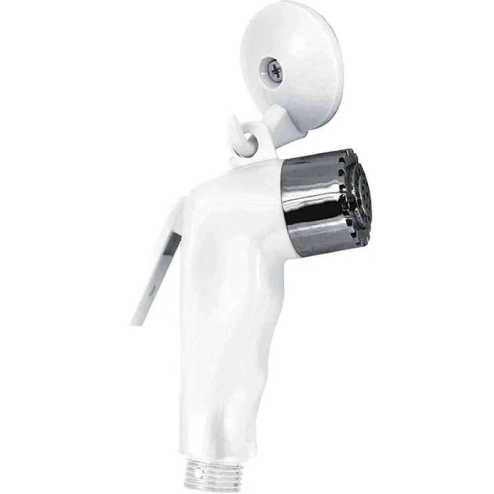 Gatilho para ducha higiênica abs banco/cromado Higiban