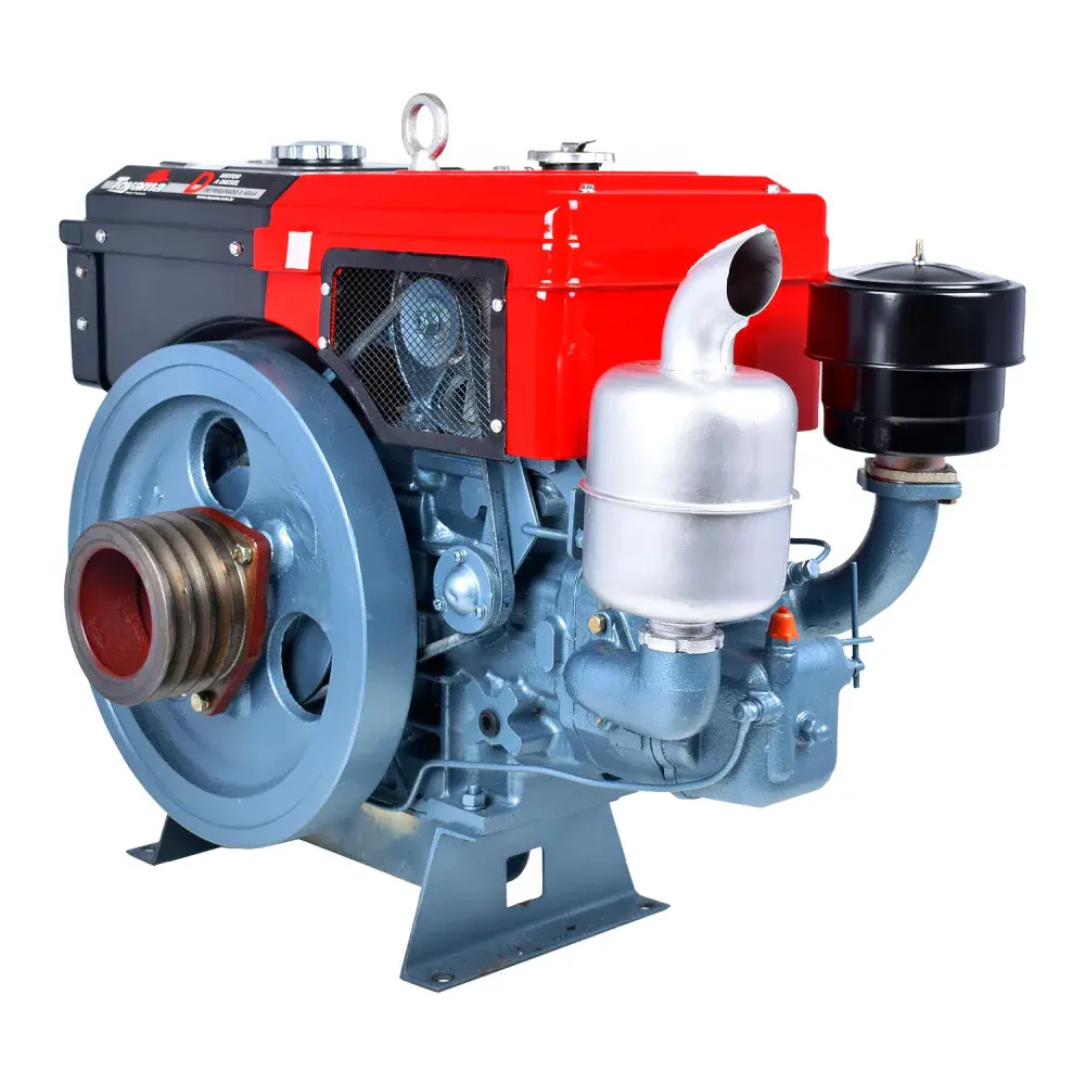 Motor a diesel refrigerado a água 16,5HP TDW18DR2 Toyama — fotografia 4
