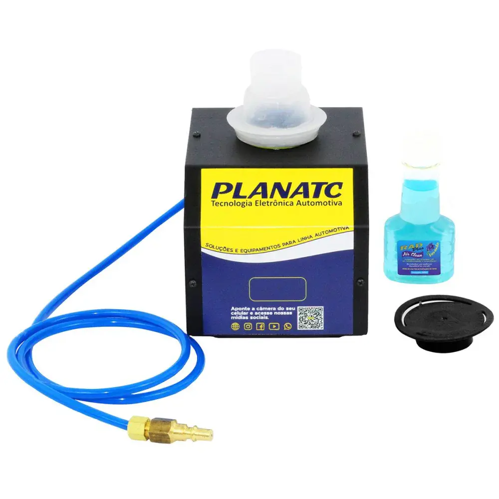Máquina de limpeza de ar condicionado automotivo com frasco Planatc — fotografia 2