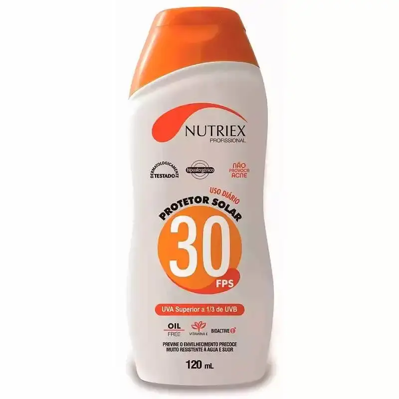 Protetor solar FPS 30 120ML bisnaga Nutriex
