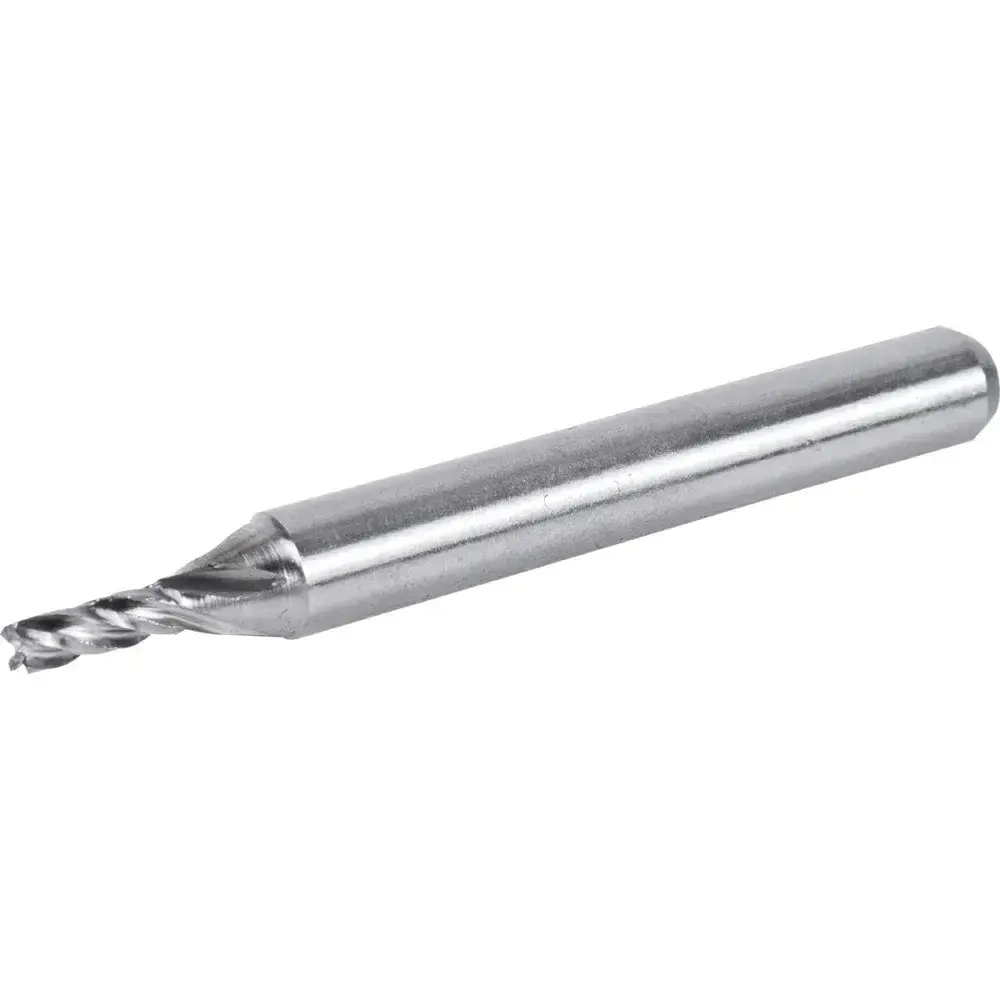 Fresa de topo reto aço rápido 2,5MM haste 6MM Worker — fotografia 8