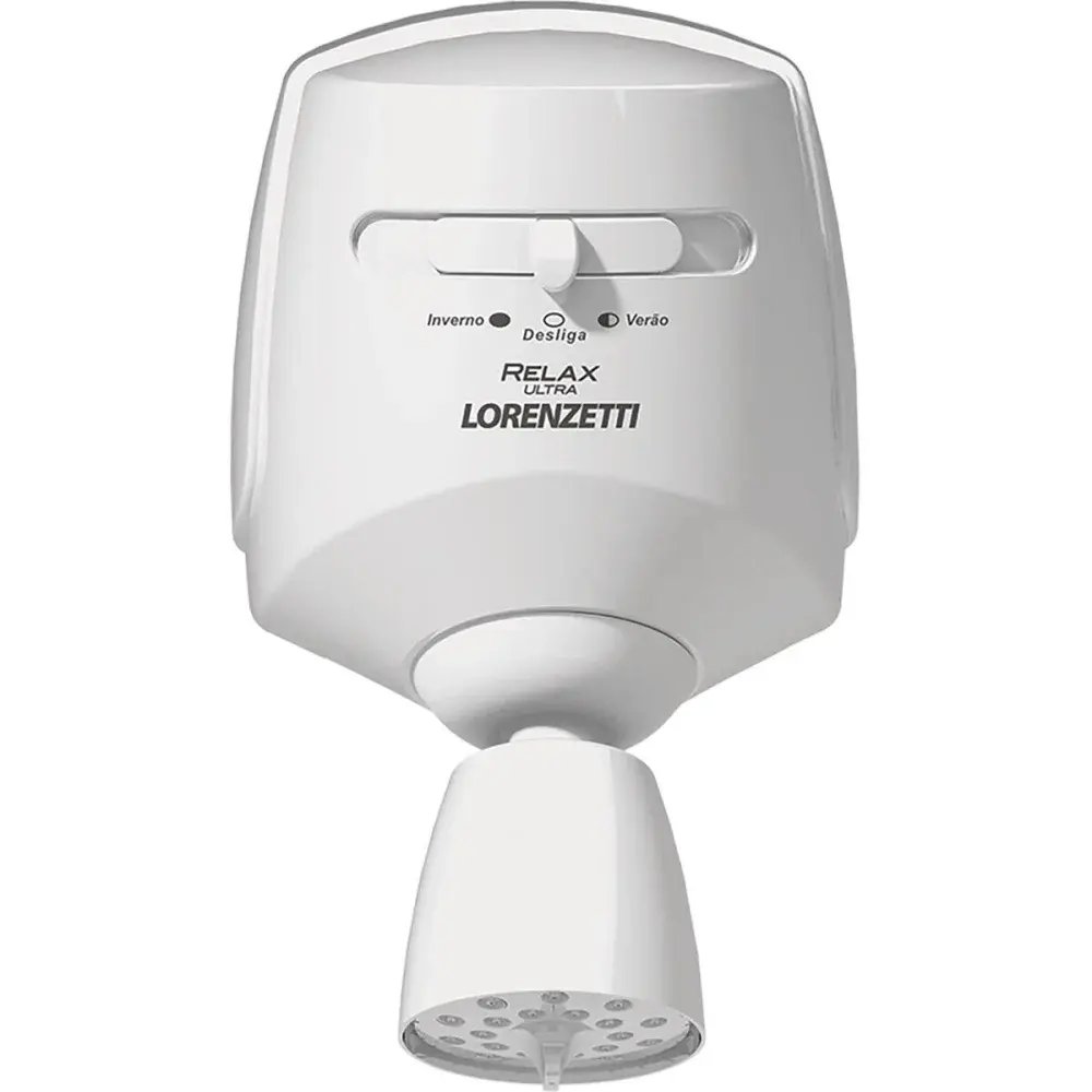 Chuveiro relax ultra 3 temperaturas branco 4600W 127V lorenzetti Lorenzetti Duchas — fotografia de referência