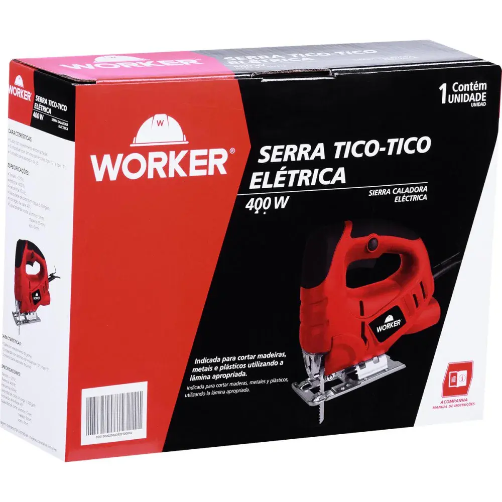 Serra tico-tico elétrica tipo u e t 400W 220V Worker — fotografia 6