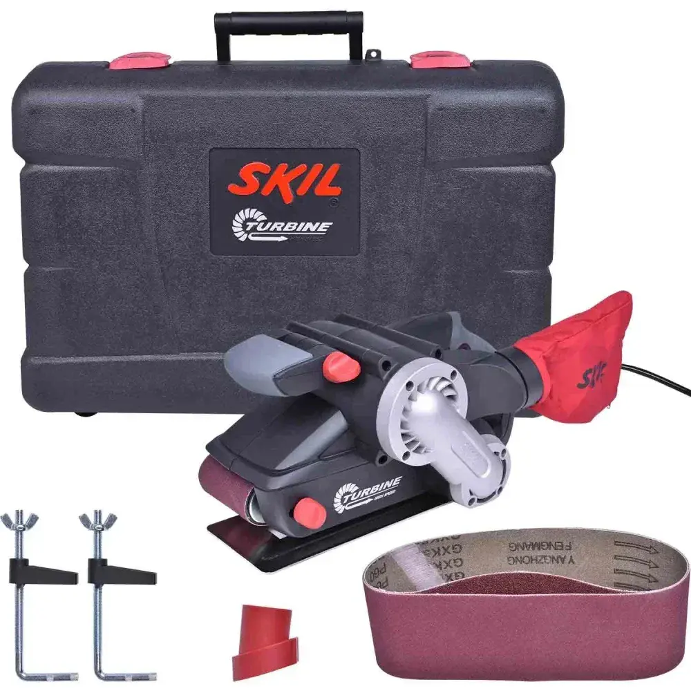Lixadeira de cinta 76X533MM 900W 330RPM 220V Skil — fotografia 9
