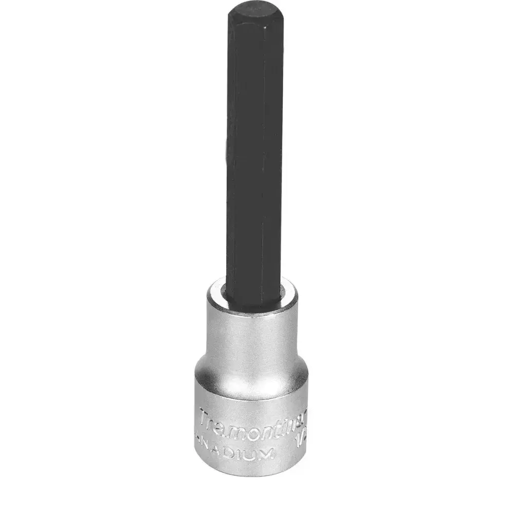 Soquete longo em aço cromo vanádio ponta hexagonal 10 mm - encaixe 1/2 Tramontina 44863110 — fotografia 3