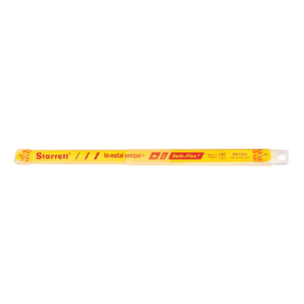 Lâmina serra manual bimetálica 12 10 peç Starrett — fotografia de referência