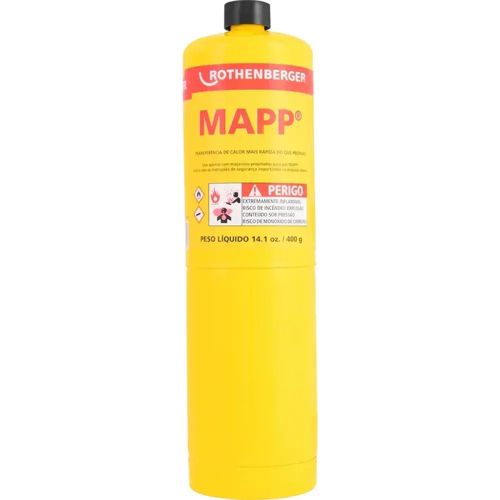 Cartucho de gás mapp pro turbo 400G Rothenberger — fotografia 4