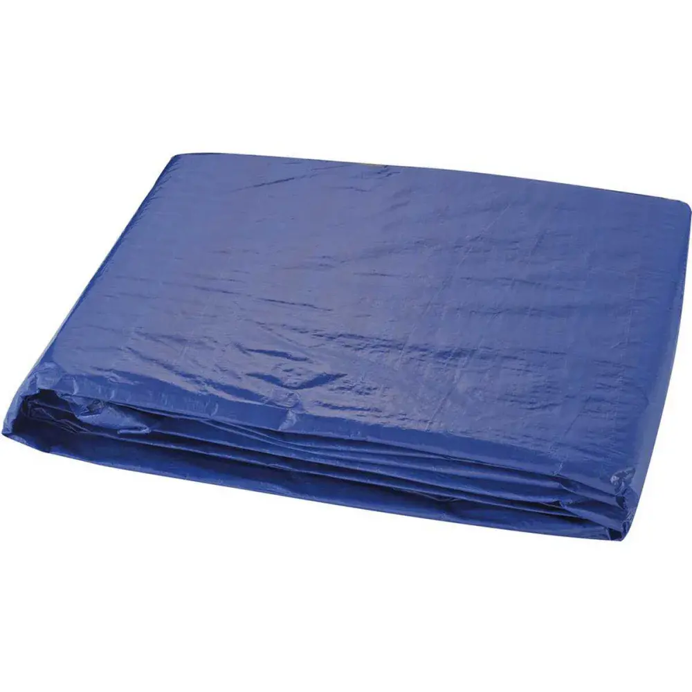 Lona encerado polietileno 100 micras 10M x 4M azul Kala — fotografia de referência