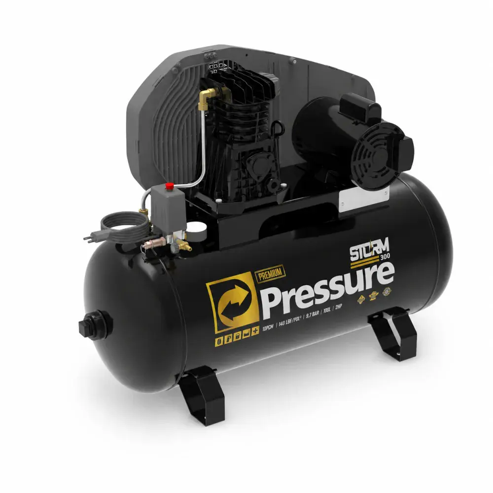 Compressor ar storm 300PREM 10P100L 127V Pressure — fotografia 2