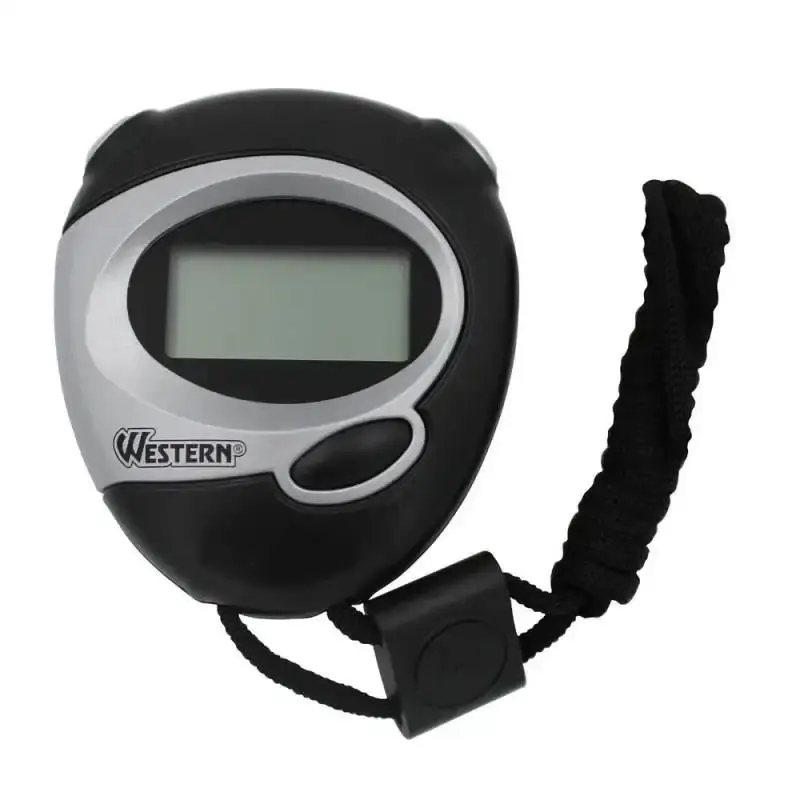Cronômetro digital esportivo 7 CM CR53 com alarme. relógio e data Western — fotografia de referência