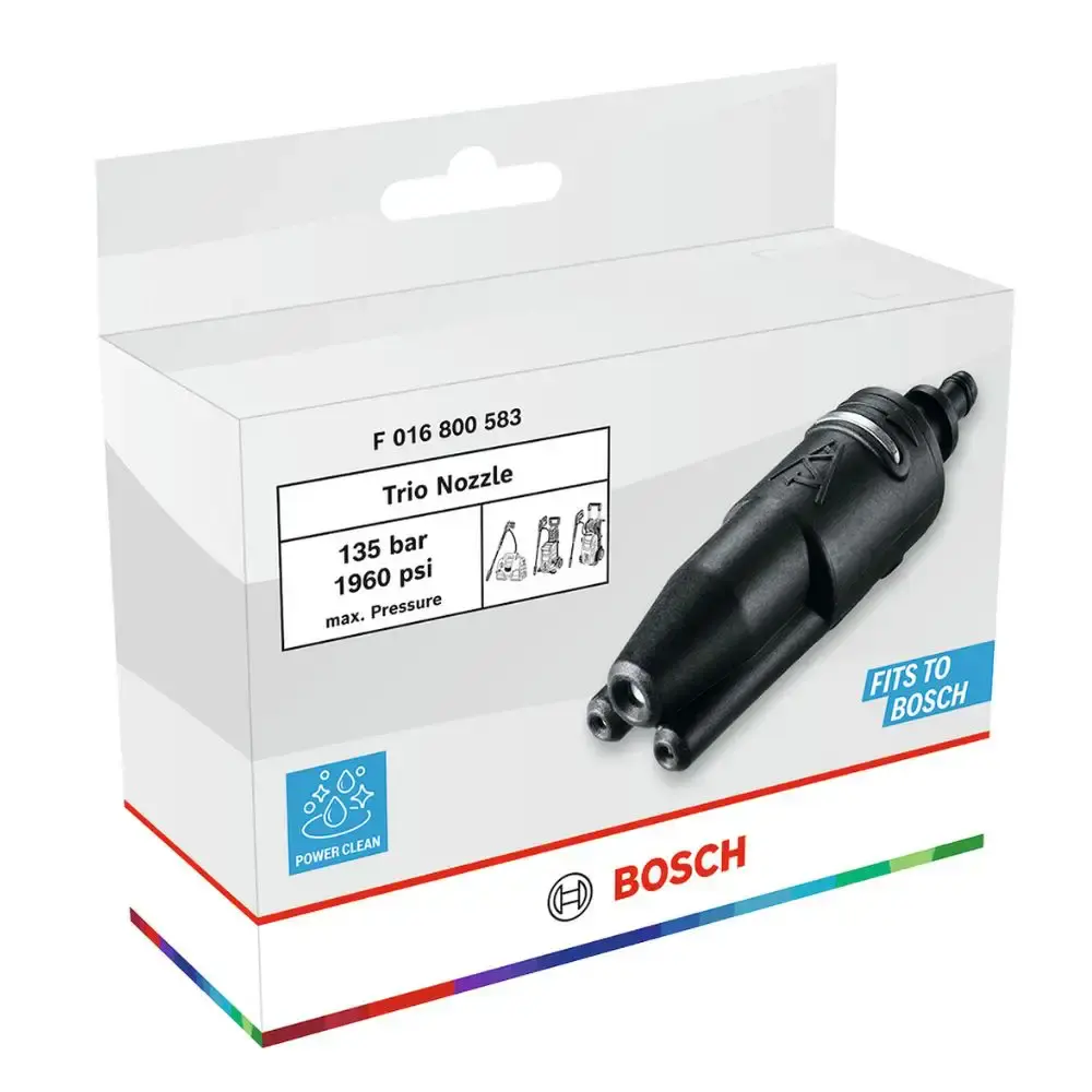 Bico 3 em 1 para lavadora de alta pressão Bosch — fotografia 6